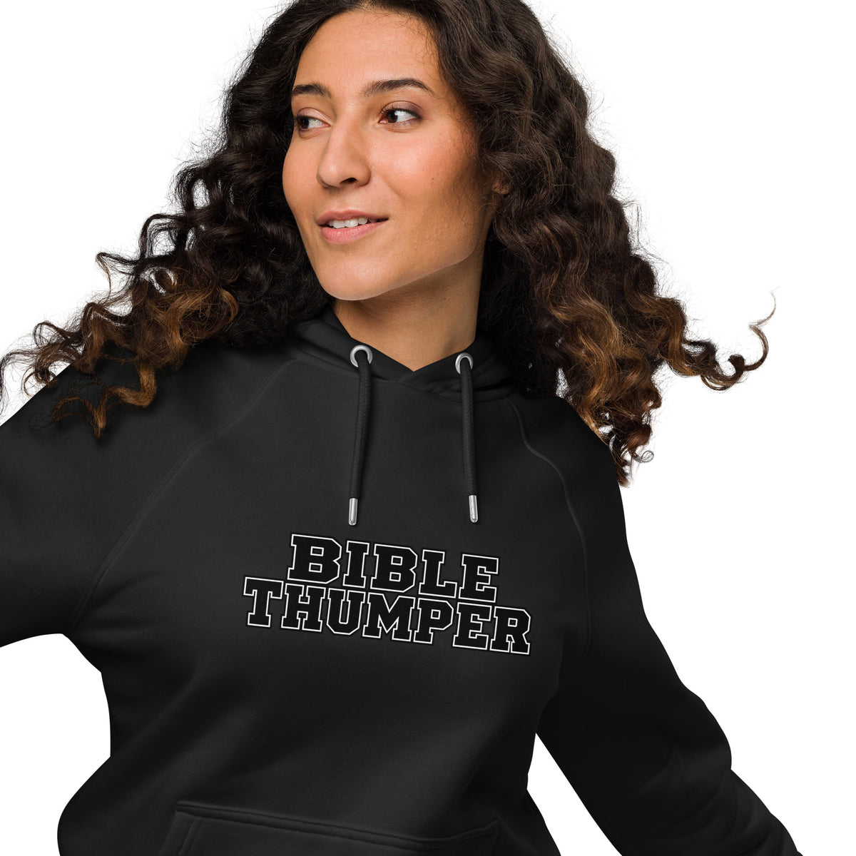 Product Bible Thumper hoodie white front