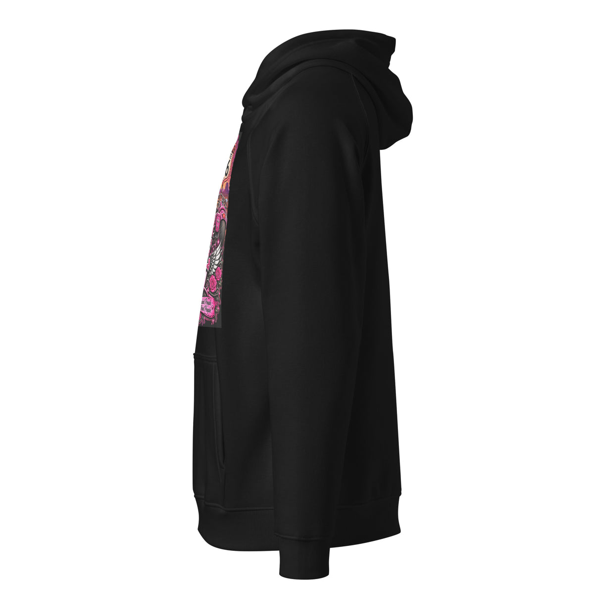 Love Story hoodie black right side