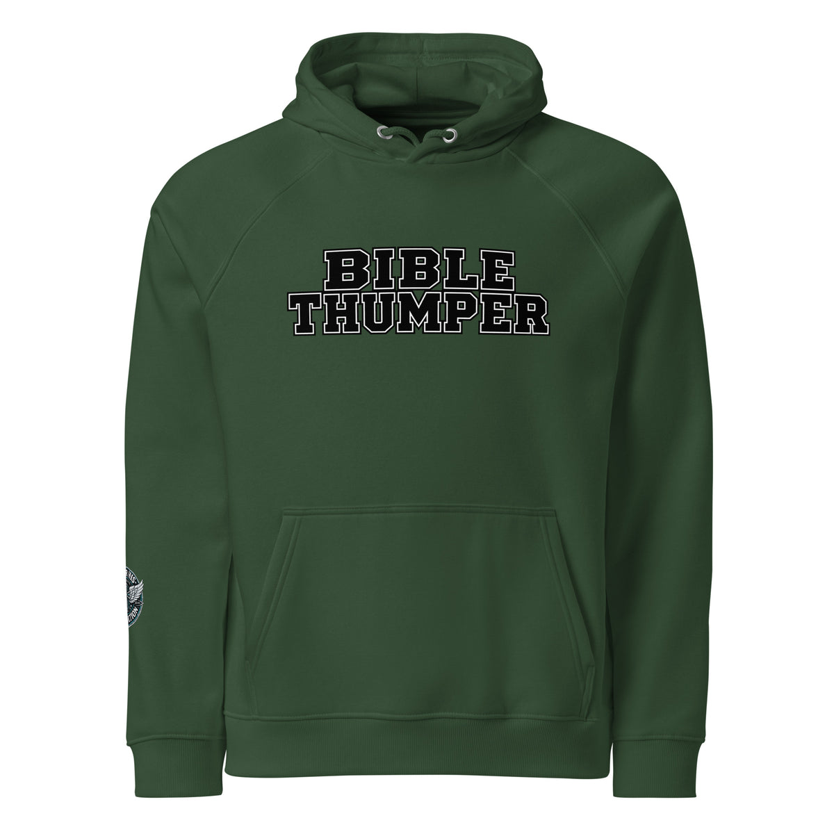 Bible Thumper hoodie burgundy front