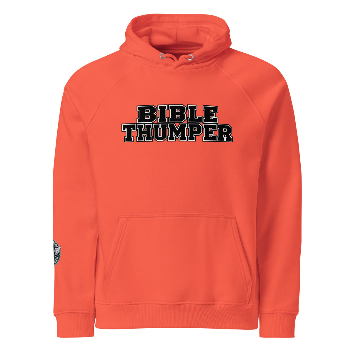 Bible Thumper hoodie white front