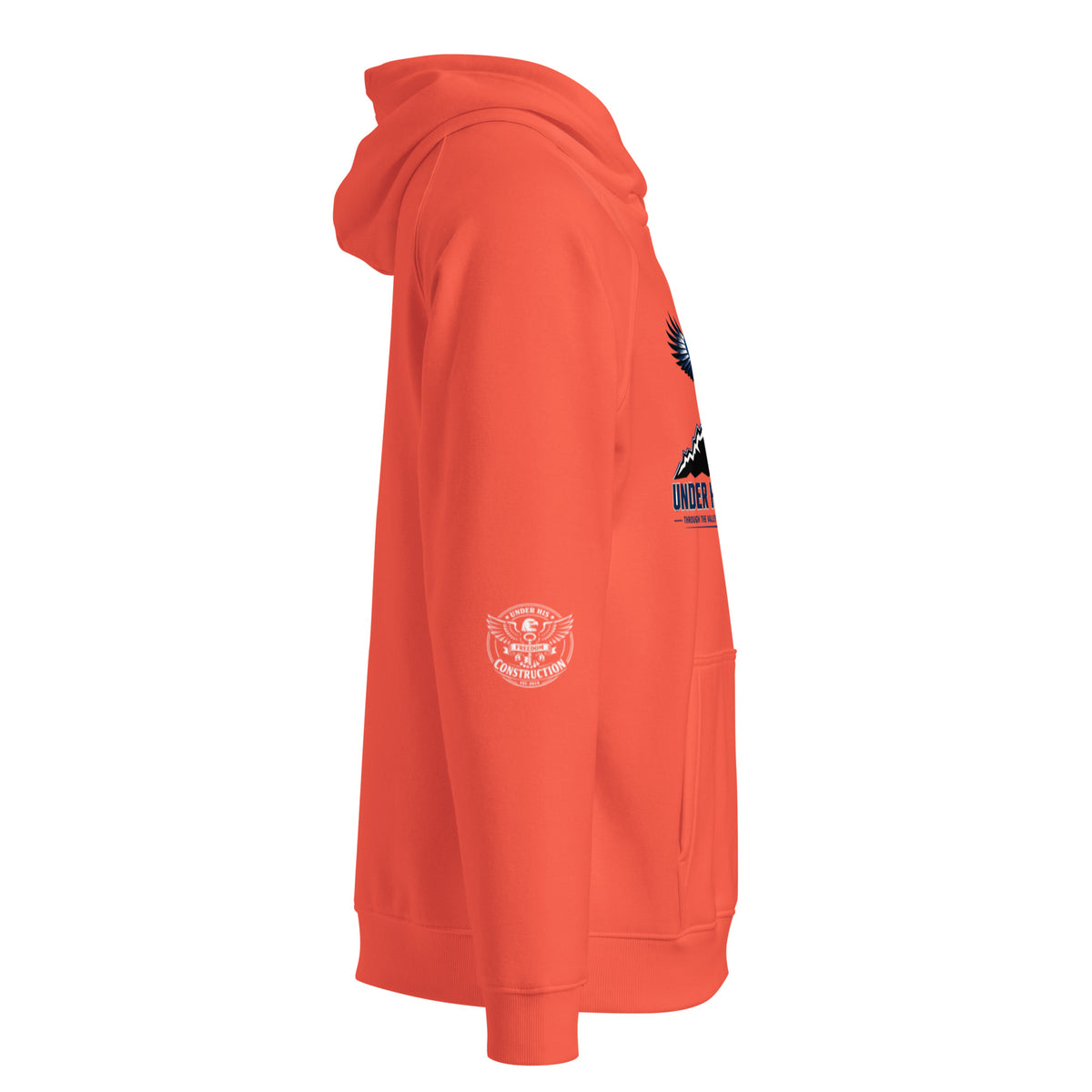 Eagle UHC hoodie bottle green front