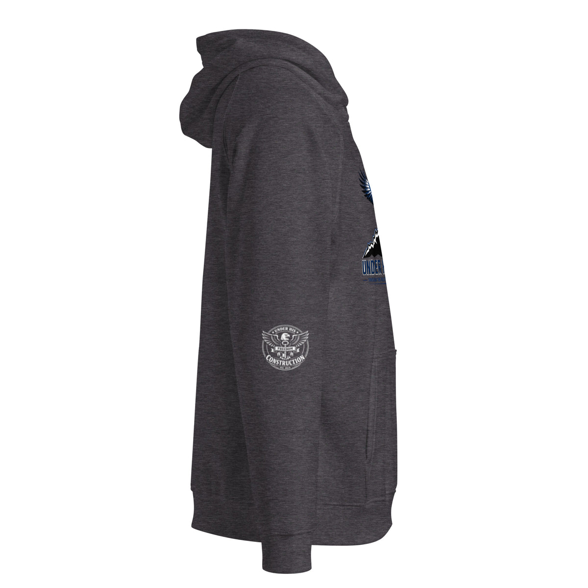 Eagle UHC hoodie bottle green front