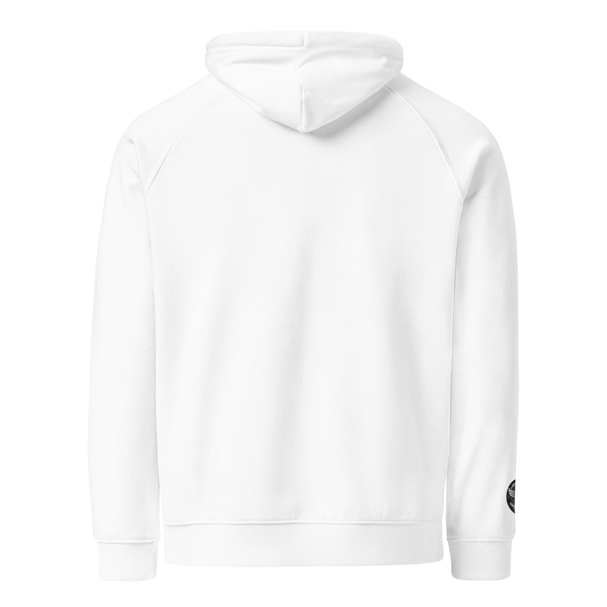 Eco raglan hoodie My Daddy Never Leaves Me left side