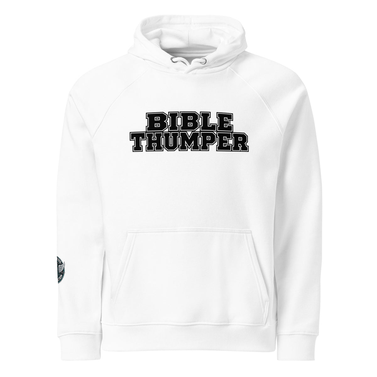 Bible Thumper hoodie burnt orange front