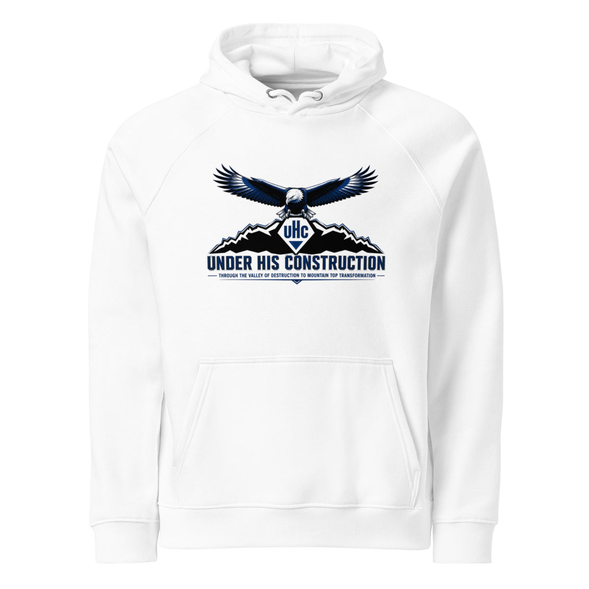 Eagle UHC hoodie bottle green front