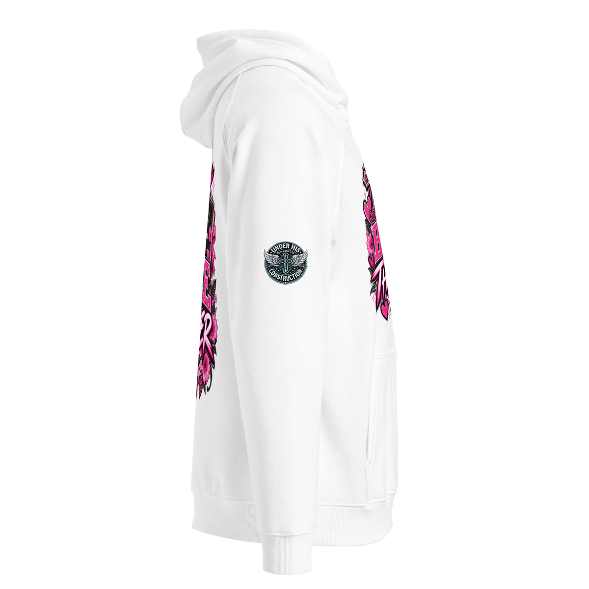 Bible Thumper hoodie white front