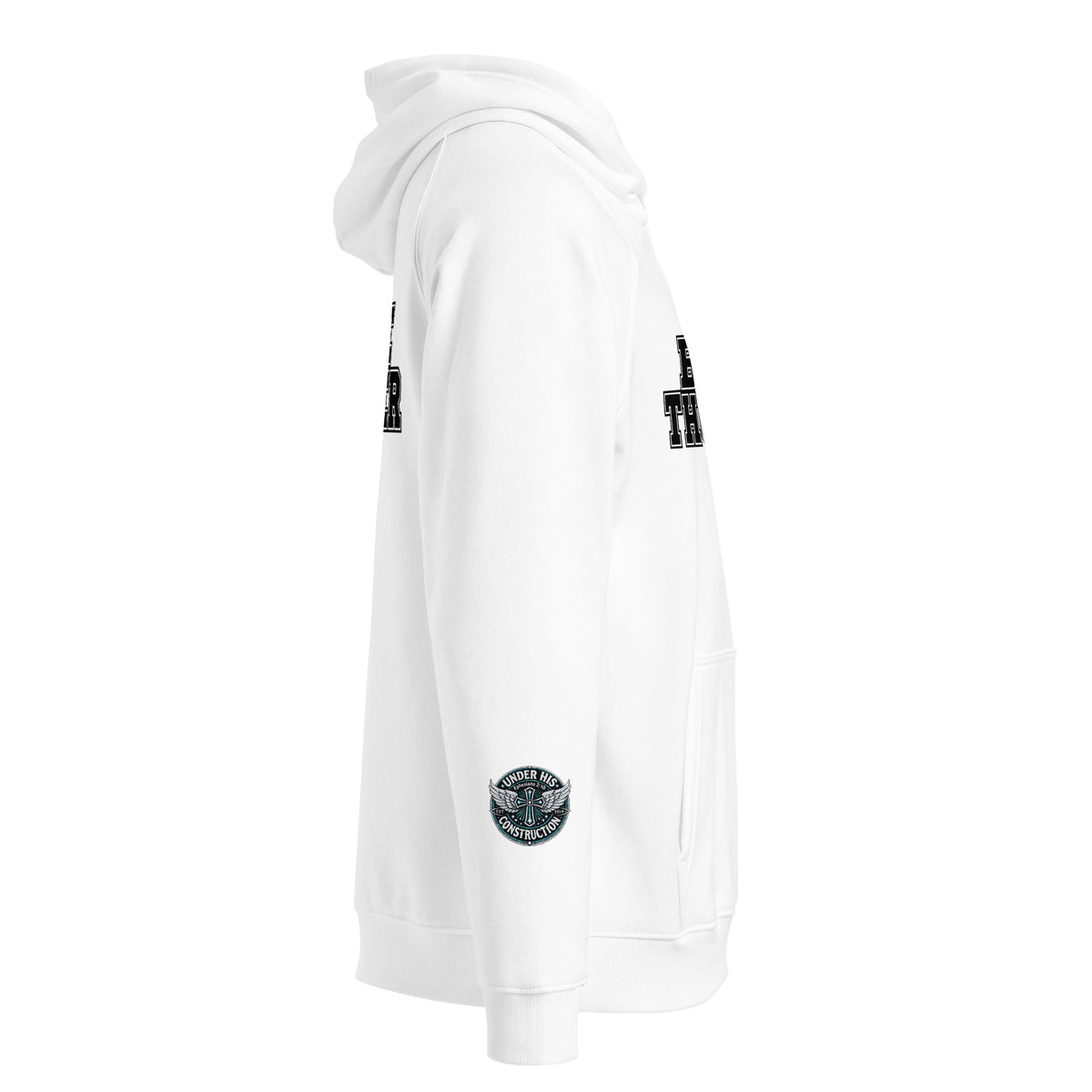 Bible Thumper hoodie white front