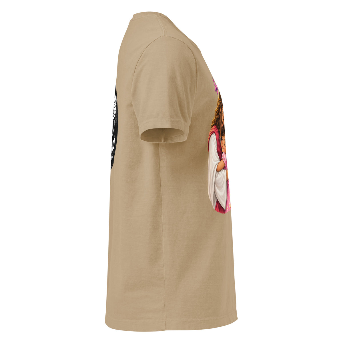 Oversized t-shirt left side view