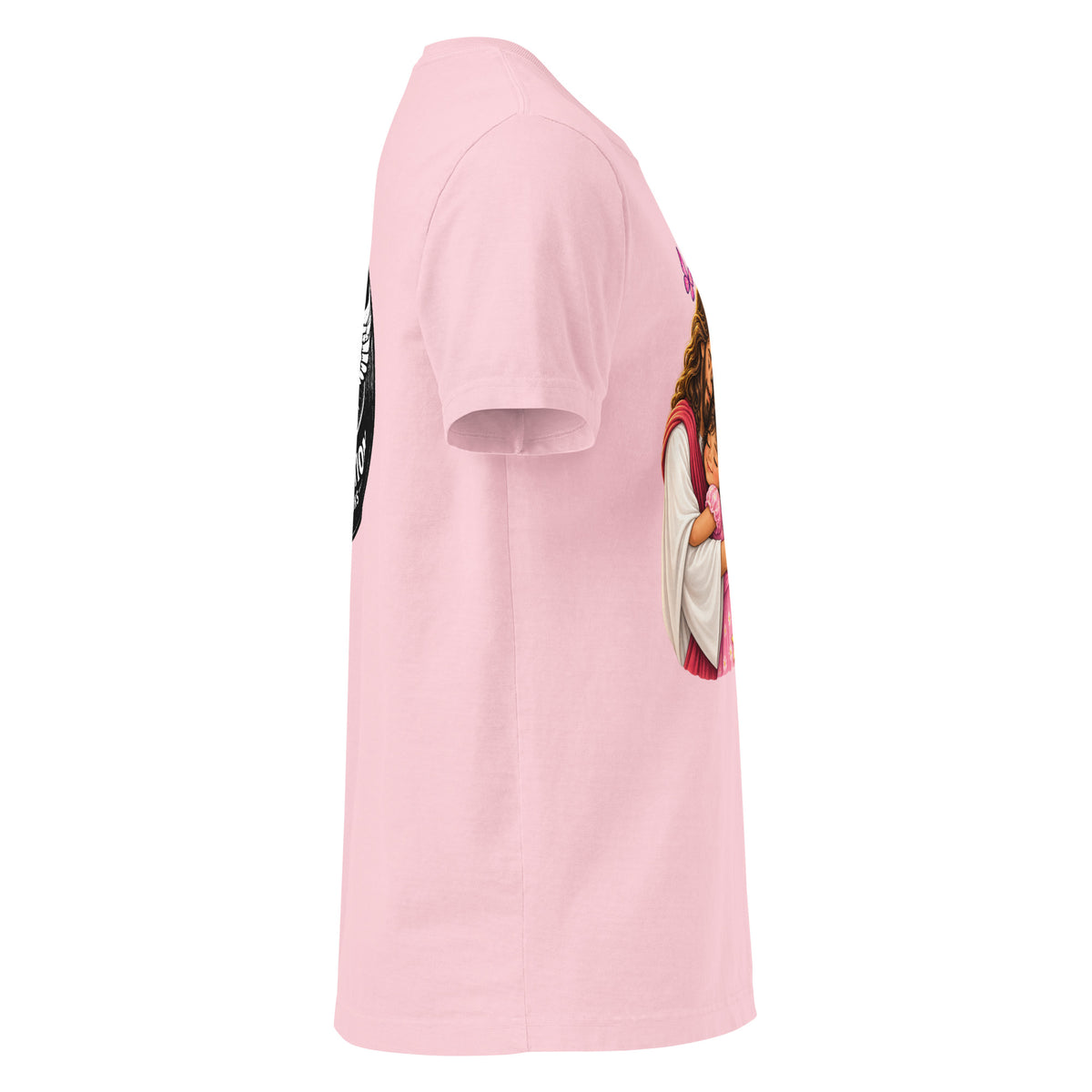 Oversized t-shirt left side view