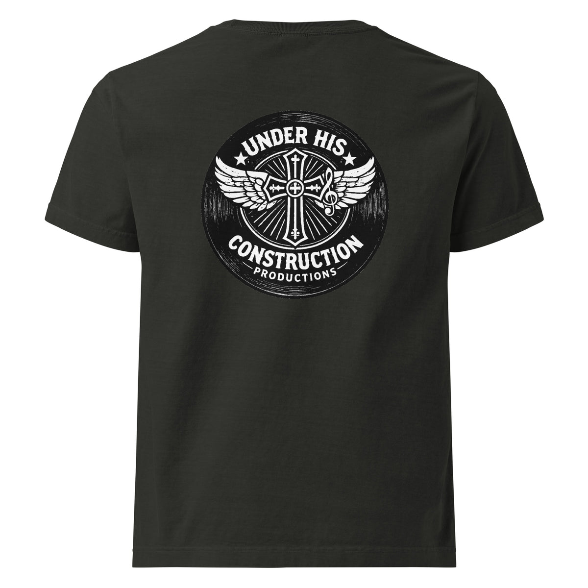 Oversized t-shirt washed black back
