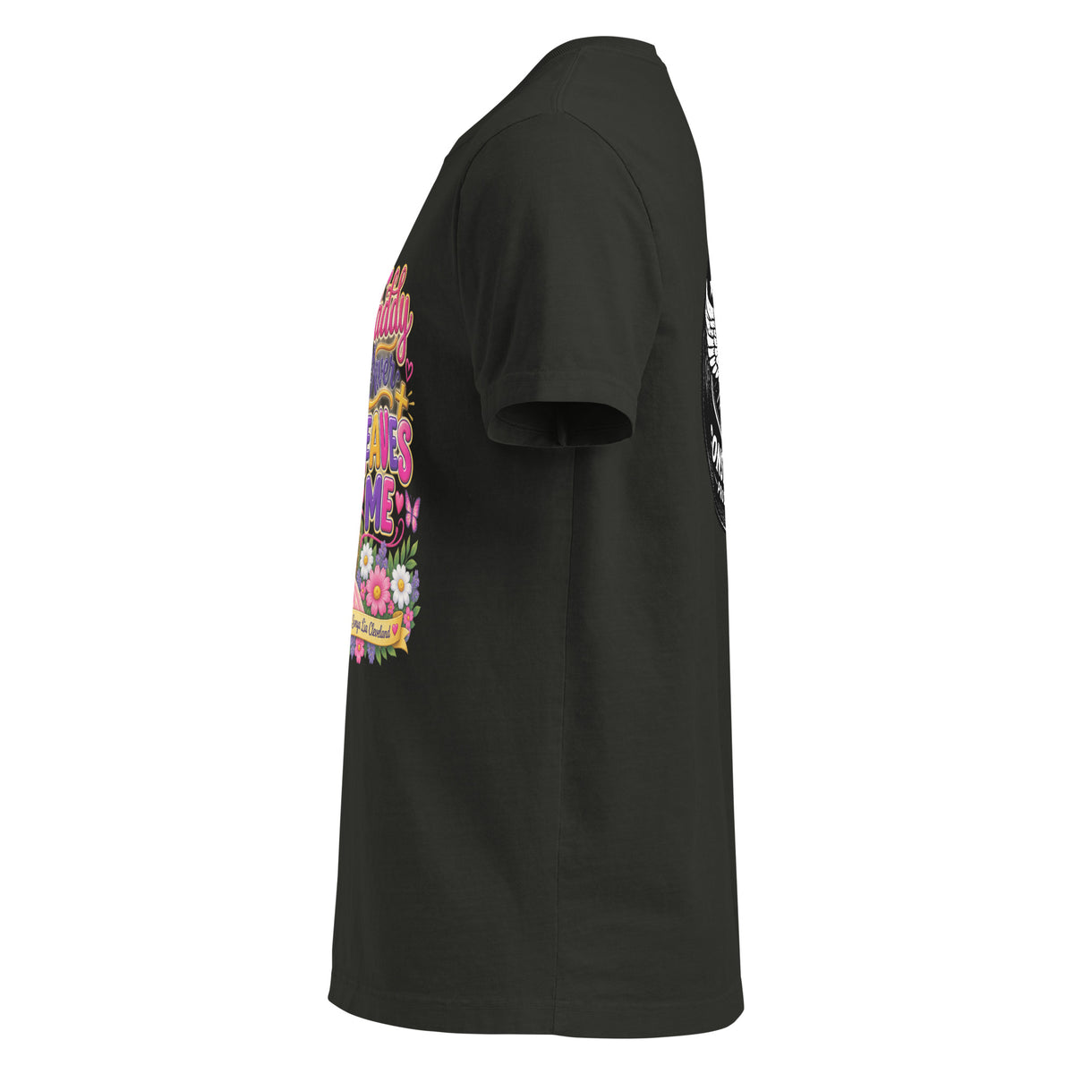 Oversized t-shirt washed black front
